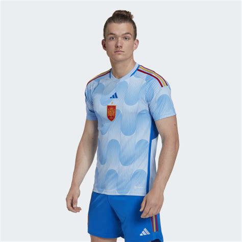 adidas spain away replica jersey blue adidas usadidas|spain 22 jersey.